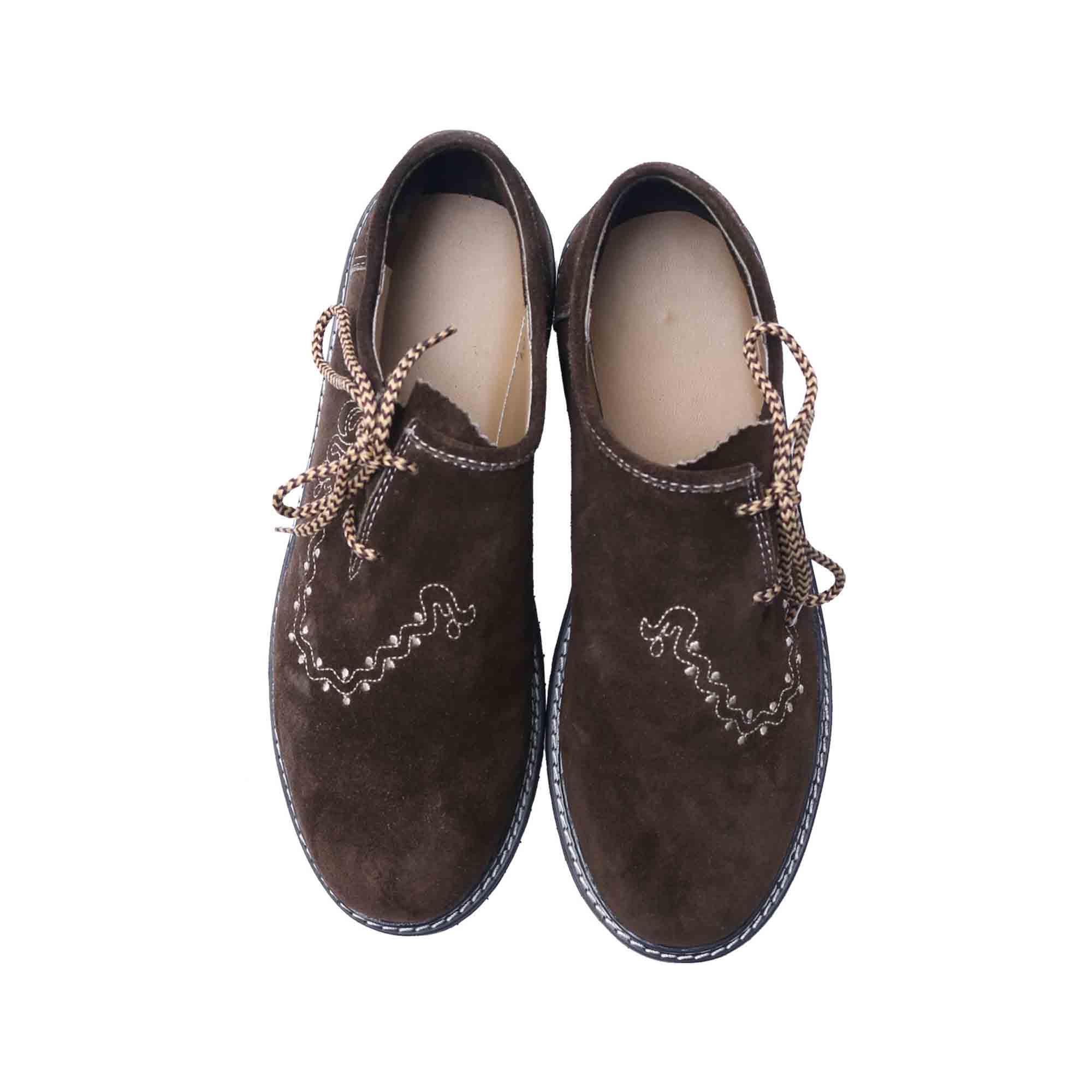 Traditional Lederhosen Shoes Dark Brown - Lederhosen Wears