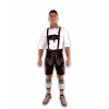 Herren Bavarian German Lederhosen Brown